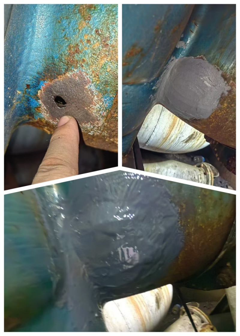 水泵腐蚀穿孔的维修