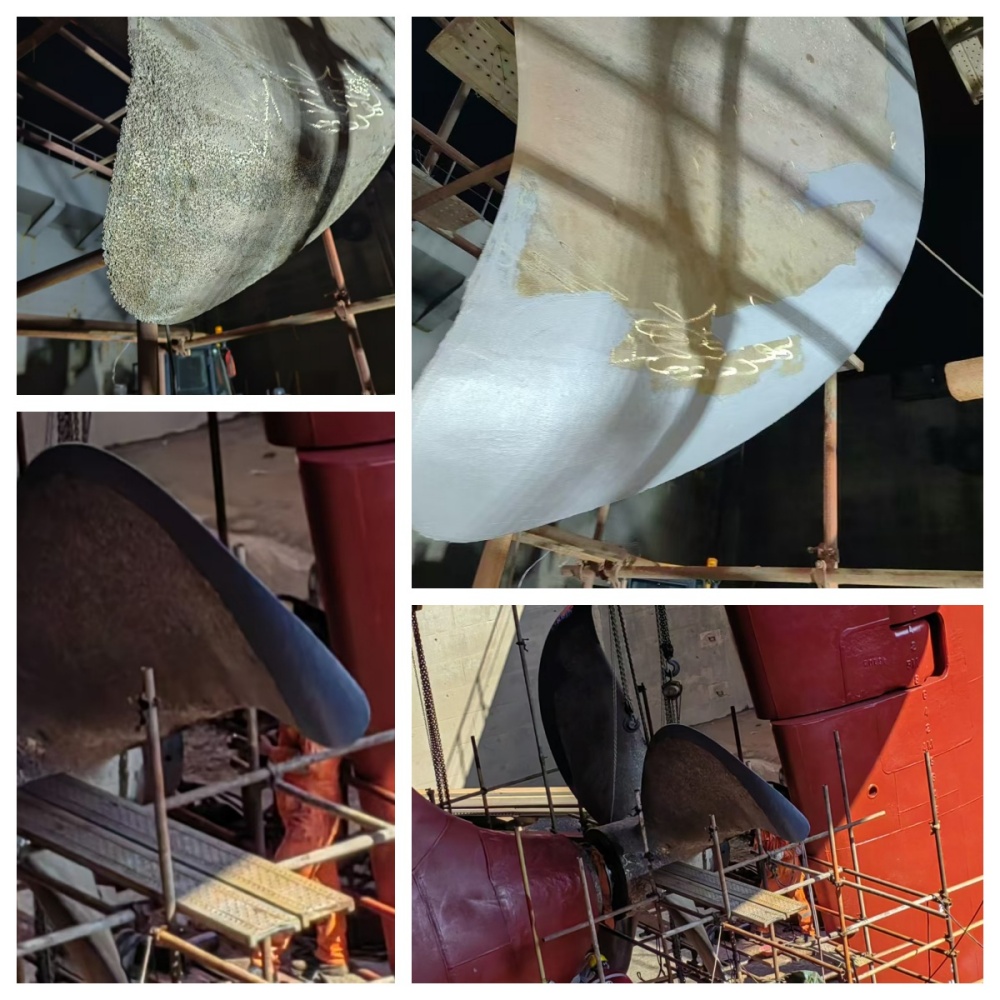船舶螺旋桨空泡腐蚀修复